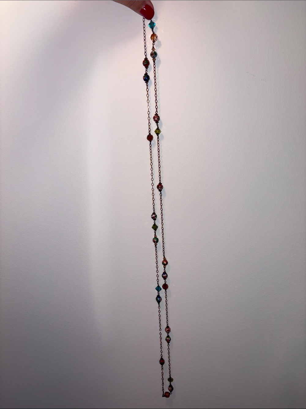 Multicolor Glass Bead Necklace